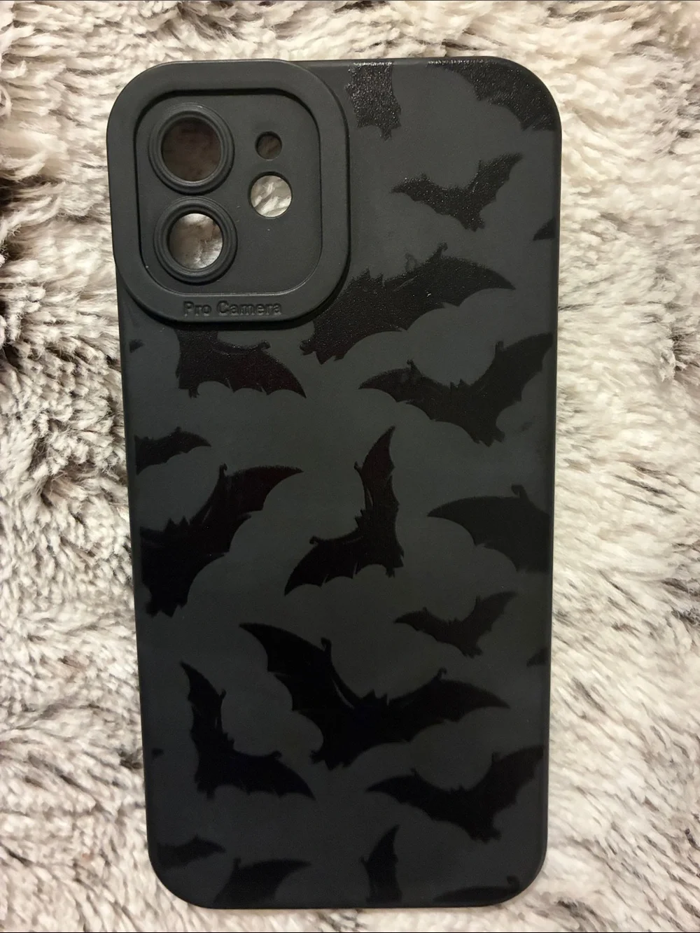 🖤 Bundle of 4 Trendy iPhone 12 cases | Black | Floral • Bows • Bats • Marble